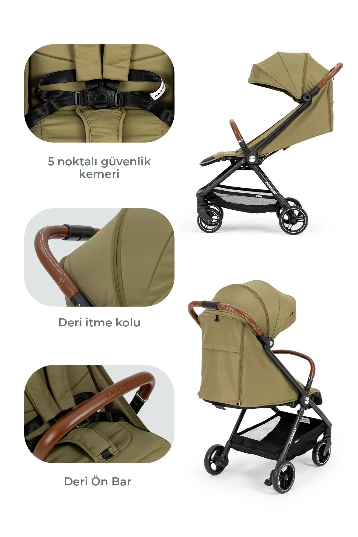 Kanz Instreet Autofold Travel Sistem Bebek Arabası