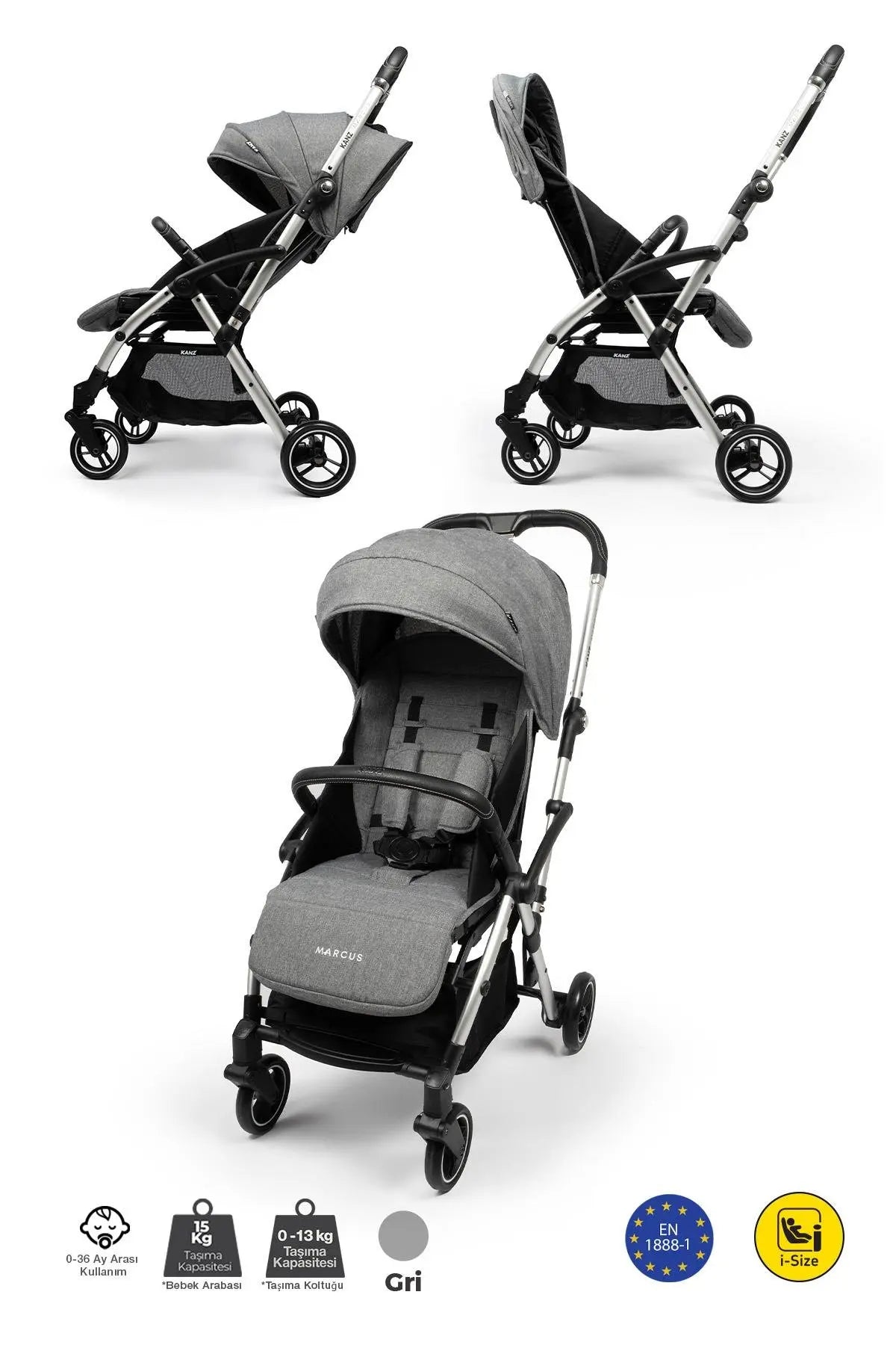 Kanz Marcus Kabin Travel Sistem Bebek Arabası