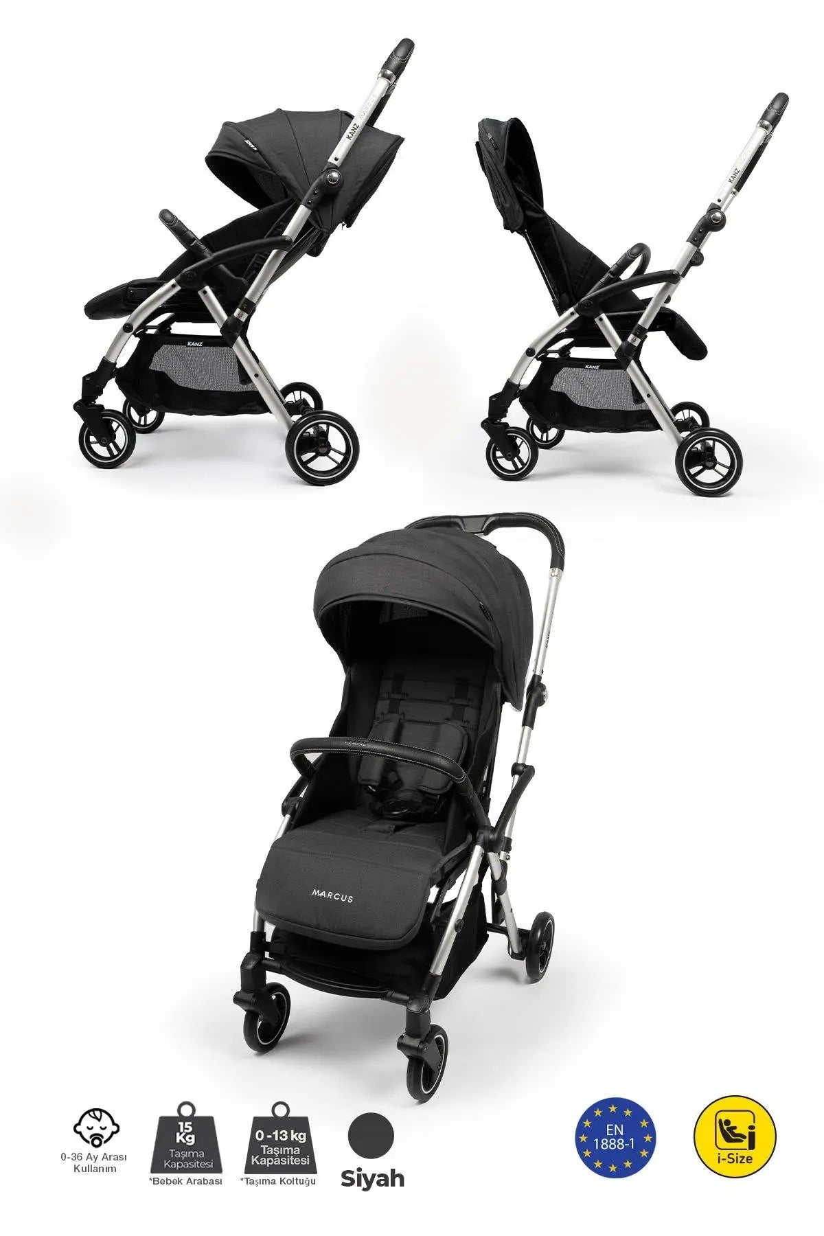 Kanz Marcus Kabin Travel Sistem Bebek Arabası