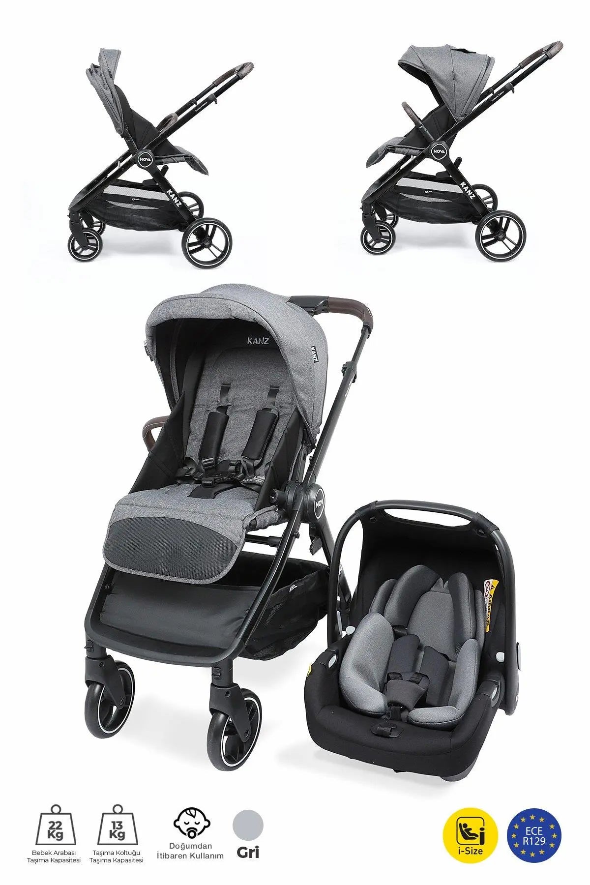 Kanz Nova Travel Sistem Bebek Arabası
