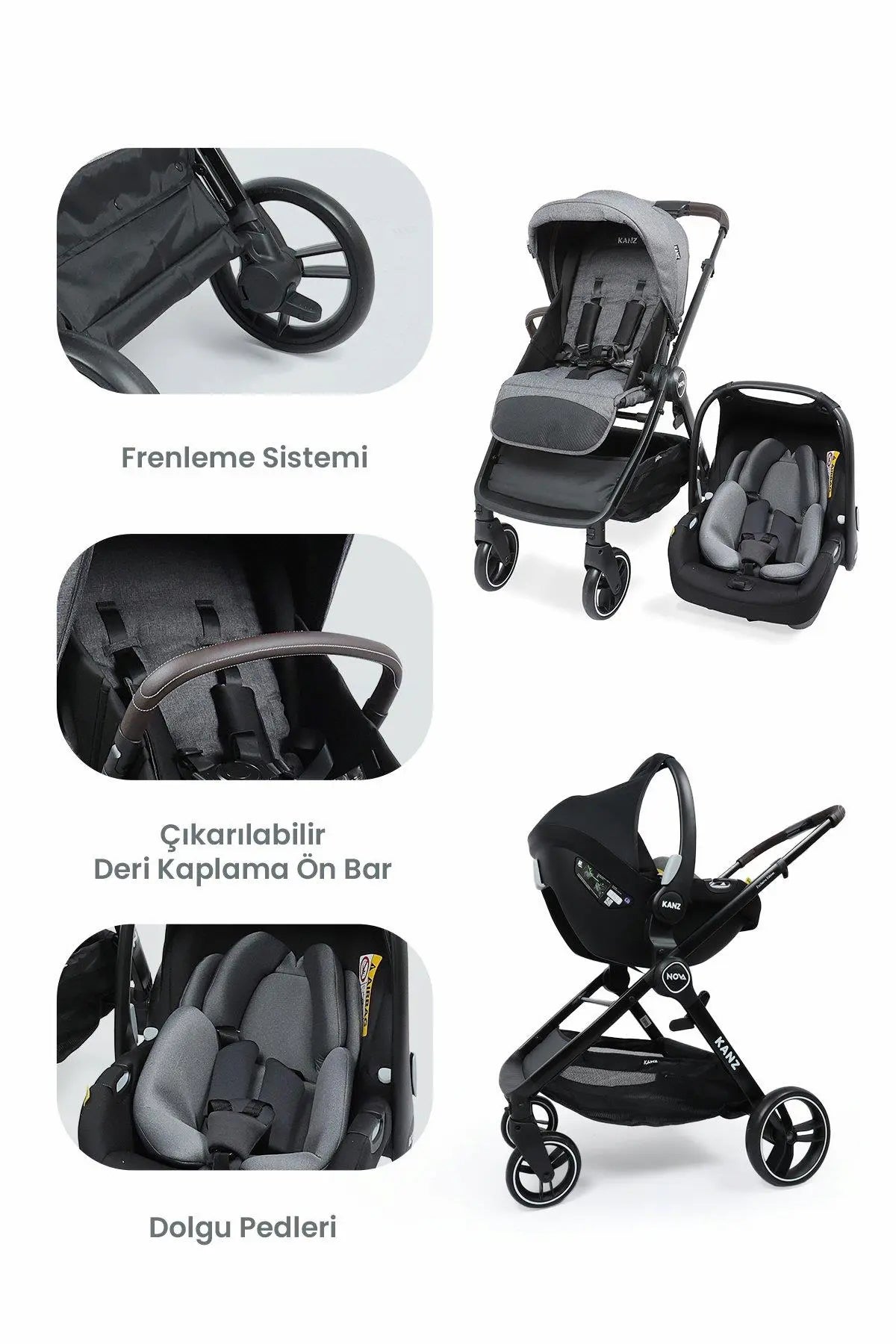 Kanz Nova Travel Sistem Bebek Arabası