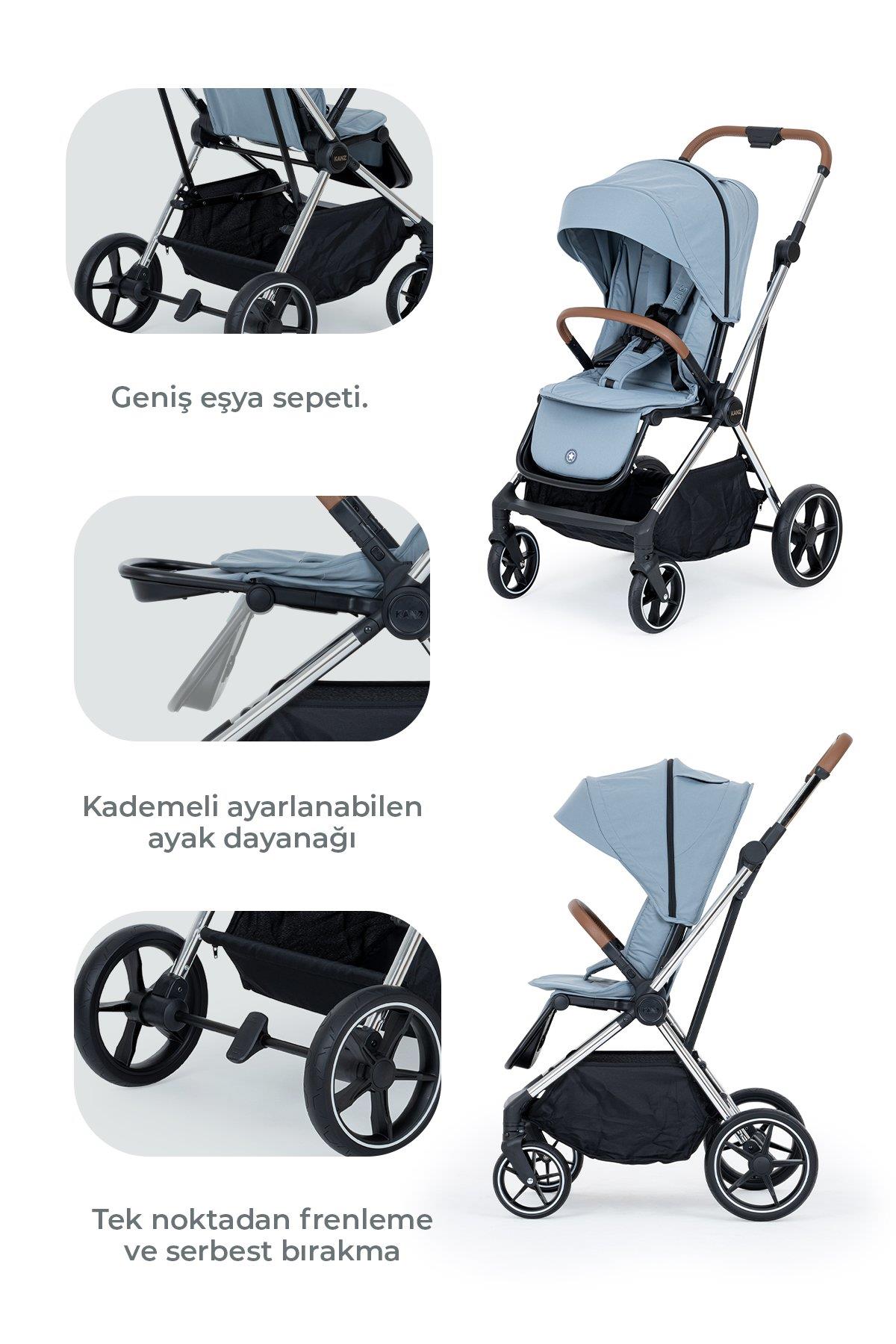 Kanz Snap Autofold Travel Bebek Arabası