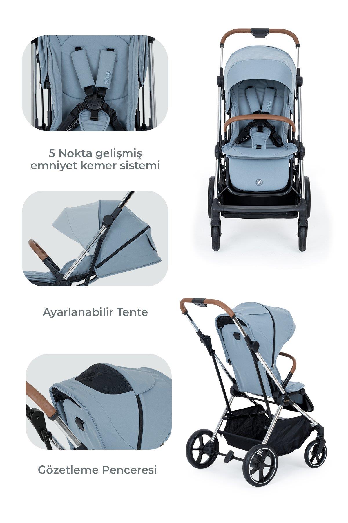 Kanz Snap Autofold Travel Bebek Arabası