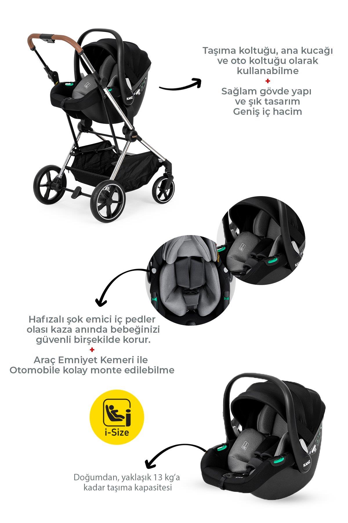 Kanz Snap Autofold Travel Bebek Arabası