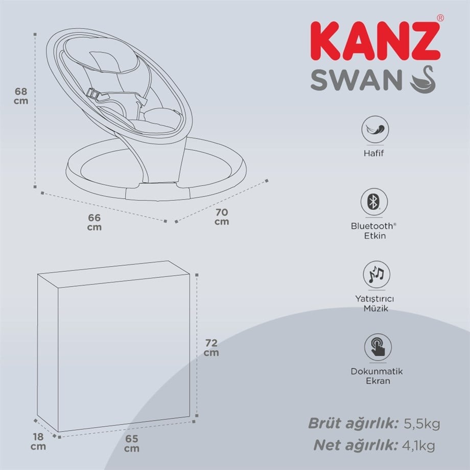 Kanz Swan Elektrikli Ana Kucağı